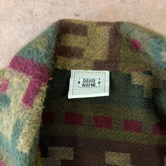 David Wayne‎ Patterned Aztec Pattern Blazer Coat - Picture 2 of 4